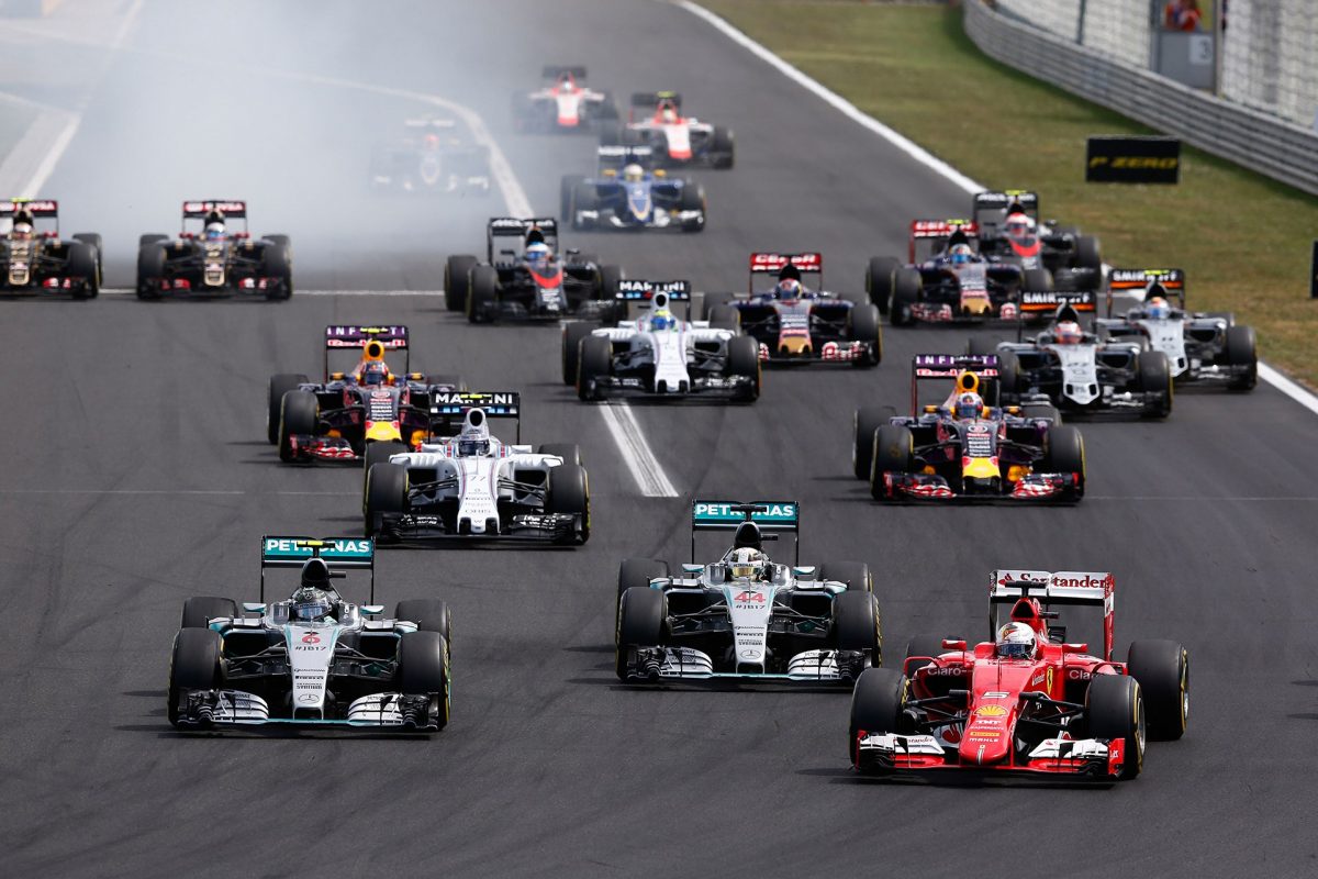 Start of Formula 1 Race